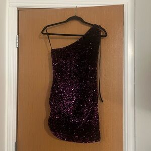 Purple Hoco Dress
